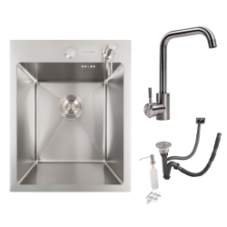 Кухонна мийка Valeso Handmade (40x50 см) + Valeso NS02A