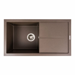 Кухонна мийка Valeso 7843 SOLID матова темна скеля