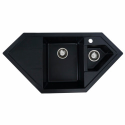 Кухонная мойка Valeso 9950 PANDORA матовая Черная