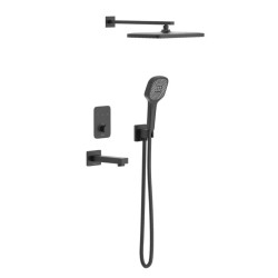 Душевая система скрытого монтажа Imprese BILOVEC Click t04800910SBC черный матовый