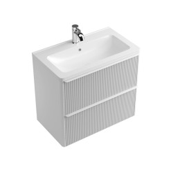 Тумба з раковиною Fancy Marble (Буль-Буль) Maycan 80 білий