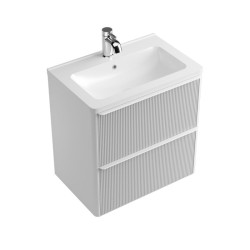 Тумба з раковиною Fancy Marble (Буль-Буль) Maycan 70 білий