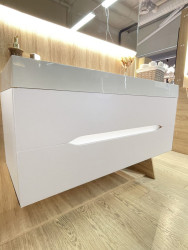 Тумба з раковиною Fancy Marble (Буль-Буль) GREENWICH білий