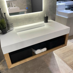 Тумба з раковиною Fancy Marble (Буль-Буль) RICCO