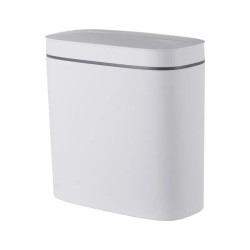 Відро для сміття Mixxus Flat-TC0109 White 9 л білий (MI7074)