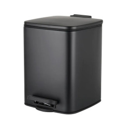 Ведро для мусора Zerix Kubix-TC0106 Black 6 л черный (ZX5890)