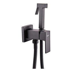 Гигиенический душ со смесителем Zerix LEB9-123 Black (ZX5572)