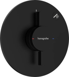 Змішувач прихованого монтажу для душу Hansgrohe DuoTurn S чорний матовий 75618670