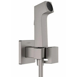 Гігієнічний душ із змішувачем Hansgrohe E EcoSmart+, Brushed Black Chrome (29231340)