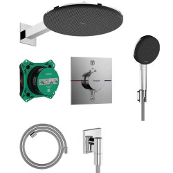 Душова система прихованого монтажу Hansgrohe Raindance Alive S 300 1jet 6 в1, Chrome (24630000)