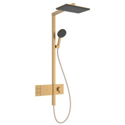 Душевая система Hansgrohe Raindance Alive Q 340/210 2jet ShowerSelect Comfort, Brushed Bronze (24590140)