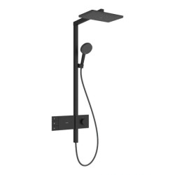 Душевая система Hansgrohe Raindance Alive Q 340/210 2jet ShowerSelect Comfort, Matt Black (24590670)