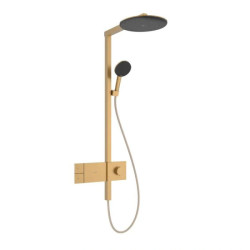 Душевая система Hansgrohe Raindance Alive S 300 1jet EcoSmart с ShowerSelect Comfort, Brushed Bronze (24583140)