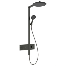 Душевая система Hansgrohe Raindance Alive S 300 1jet с ShowerSelect Comfort, Brushed Black Chrome (24582340)