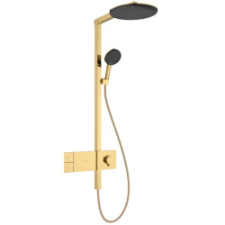 Душевая система Hansgrohe Raindance Alive S 300 1jet с ShowerSelect Comfort, Polished Gold Optic (24582990)