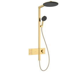 Душевая система Hansgrohe Raindance Alive S 300 2jet с ShowerSelect Comfort, Polished Gold Optic (24595990)