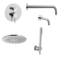 Душевая система скрытого монтажа Paffoni хром (KIT LIG019CR B)