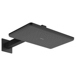 Лійка для верхнього душу Hansgrohe Raindance Alive Q 340/210 2jet EcoSmart с держателем, Matt Black (24551670)