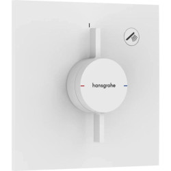Змішувач прихованого монтажу для душу Hansgrohe DuoTurn E Matt White (75617700)