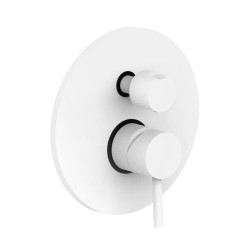 Смеситель скрытого монтажа для душа Paffoni Light Bianco Opaco (LIG019BO)