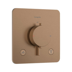 Змішувач термостатичний прихованого монтажу для душу Hansgrohe Ecostat Comfort Q Brushed Bronze (33713140)