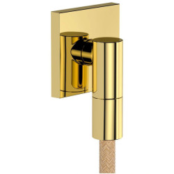 Шлангове підключення Hansgrohe FixFit Fine E, Polished Gold Optic (28883990)