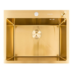 Кухонна мийка Valeso Handmade PVD Gold DÉCOR 60*50