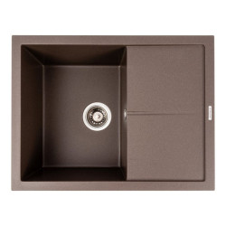 Кухонна мийка Valeso 6550 CRIPTA матова темна скеля