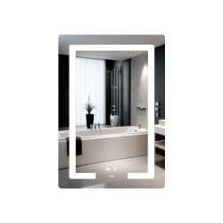 Дзеркало Lidz Kubis (KU2) 600х800 з LED-підсвічуванням Touch LD78LF937608048449