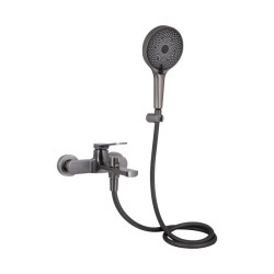 Змішувач для ванни Qtap Slavonice QTSLV259GMB48035 Gunmetal Black PVD