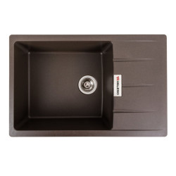 Кухонна мийка Valeso 7850 ROMA матова Темна скеля