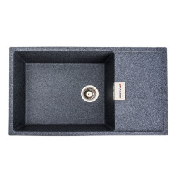 Кухонна мийка Valeso 8650 DIAMOND матова (Графіт)