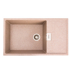 Кухонна мийка Valeso 8650 DIAMOND матова (Карамель)