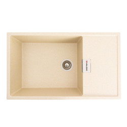 Кухонна мийка Valeso 8650 DIAMOND матова (Пісок)