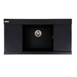 Кухонна мийка Valeso 9651 ATLAS матова чорний металік