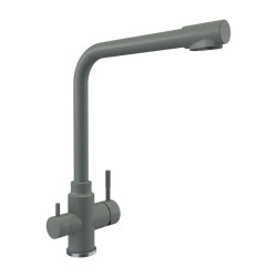 Кухонний змішувач з підключенням до фільтра Valeso KT 8201 (8626) сірий металік