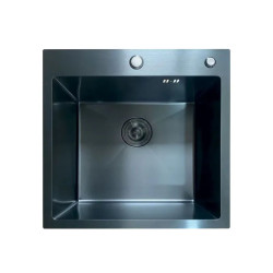 Кухонная мойка Mixxus MH5050 Micro Decor Black (3.0/0.8) (черный) (MI8215)