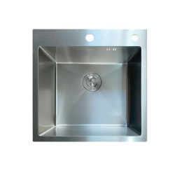 Кухонна мийка Mixxus MH5050 Micro Decor SS Color (3.0/0.8) (нержавіюча сталь) (MI8212)