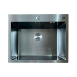 Кухонна мийка Mixxus MH6050 Micro Decor Black (3.0/0.8) (чорний) (MI8223)