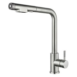 Кухонный смеситель с выдвижным изливом Mixxus LUX-021 PULL (MI8229)