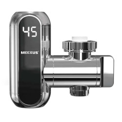 Проточний водонагрівач Mixxus Electra 650-E CHROME 3,3 kW з кріпленням на вилив (MI6509)