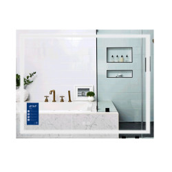 Дзеркало Qtap Mideya (MI1) 1000х700 з LED-підсвічуванням Touch, з антизапот., диммером, рег. яскравості QT2078NCF10070