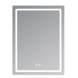 Дзеркало Qtap Mideya (MI2) 600х800 з LED-підсвічуванням Touch, з антизапот., Диммер, рег. яскравості QT2078F6080