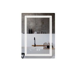 Дзеркало Qtap Cardinal (CA2) 600х800 з LED-підсвічуванням Touch, з антизапот., З диммером, рег. темп. кольори (3000-6500K) Reverse QT0478C608048453