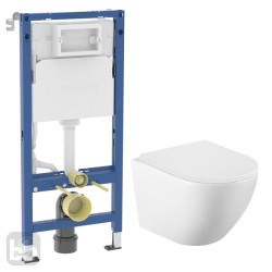 Инсталляция с унитазом Geberit Duofix 458.103.00.2 + Volle Amadeus 2.0 vortice 1313.001000