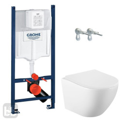 Инсталляция с унитазом Grohe Rapid SL 388400WG + Volle Amadeus 2.0 vortice 1313.001000
