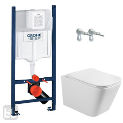 Инсталляция с унитазом Grohe Rapid SL 388400WG + Volle Libra 2.0 vortice 1321.001000