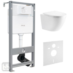 Інсталяція з унітазом Volle Master EVO 212010 + Imprese Rozkos TWIST c06310103