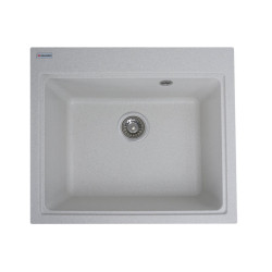 Кухонна мийка Valeso 5852 VESTA матова біла в крапку