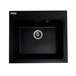 Кухонна мийка Valeso 5852 VESTA матова чорна